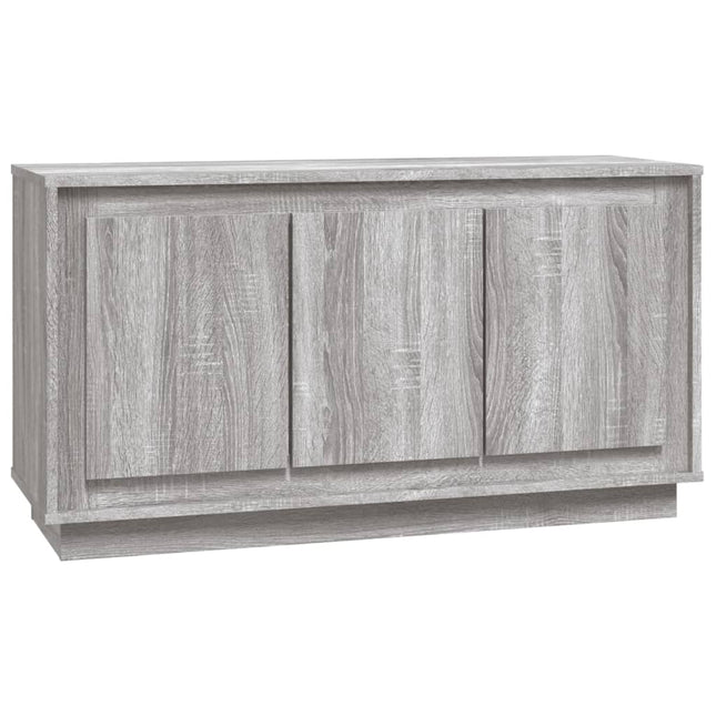 skænk 102x35x55 cm konstrueret træ grå sonoma-eg