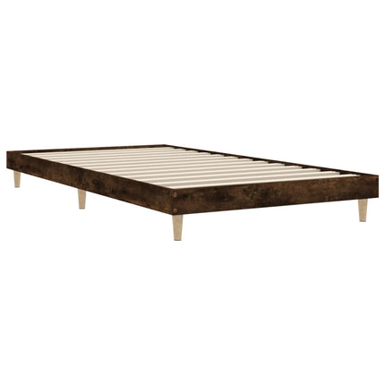sengeramme 100x200 cm uden madras konstrueret træ røget eg