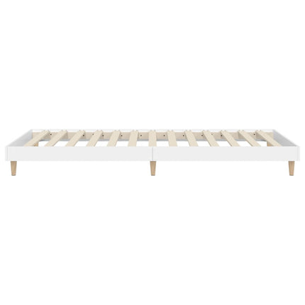 sengeramme 75x190 cm konstrueret træ hvid