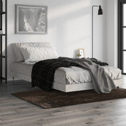 sengeramme 100x200 cm konstrueret træ betongrå