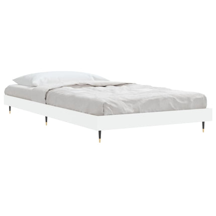 sengeramme 90x200 cm konstrueret træ hvid