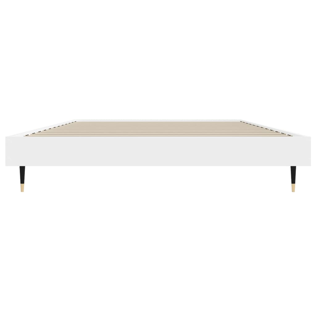 sengeramme 90x200 cm konstrueret træ hvid
