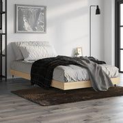 sengeramme 90x200 cm uden madras konstrueret træ sonoma-eg
