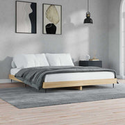 sengeramme uden madras 200x200 cm konstrueret træ sonoma-eg