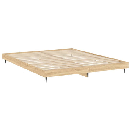 sengestel uden madras 180x200 cm konstrueret træ sonoma-eg