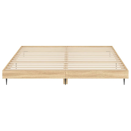 sengestel uden madras 180x200 cm konstrueret træ sonoma-eg