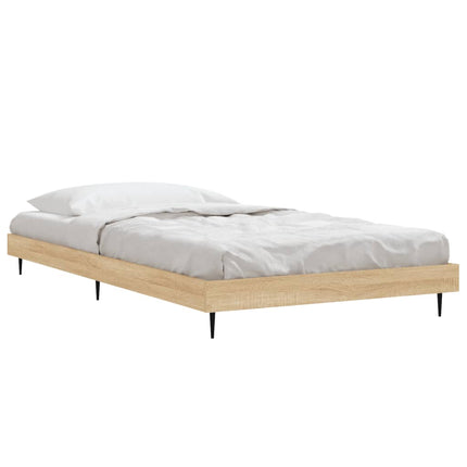 sengeramme 100x200 cm uden madras konstrueret træ sonoma-eg