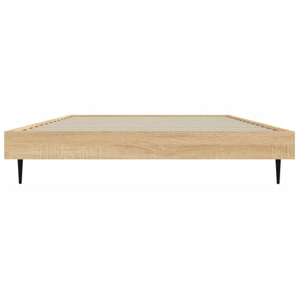 sengeramme 100x200 cm uden madras konstrueret træ sonoma-eg