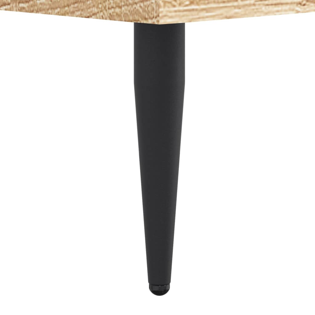 sengeramme 100x200 cm uden madras konstrueret træ sonoma-eg