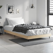 sengeramme 100x200 cm uden madras konstrueret træ sonoma-eg
