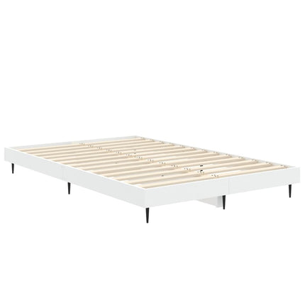 sengestel 120x190 cm konstrueret træ hvid