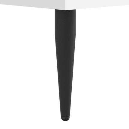 sengestel 120x190 cm konstrueret træ hvid