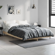 sengeramme 120x190 cm uden madras konstrueret træ sonoma-eg