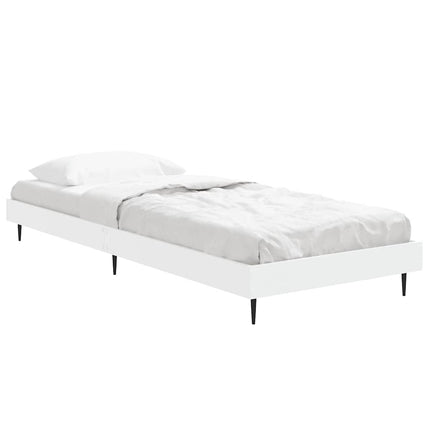 sengeramme 75x190 cm konstrueret træ hvid