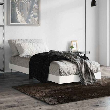 sengeramme 75x190 cm konstrueret træ hvid