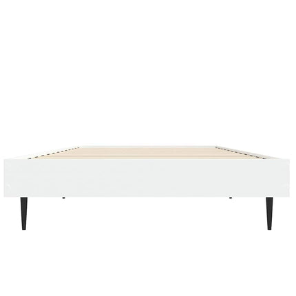 sengeramme 75x190 cm konstrueret træ hvid