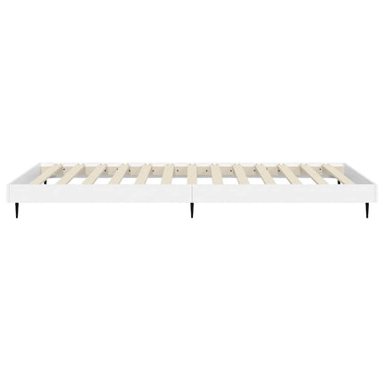 sengeramme 75x190 cm konstrueret træ hvid