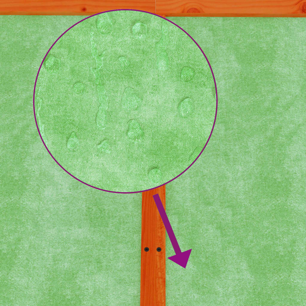 redskabsskur til haven 83x57x140 cm massivt fyrretræ