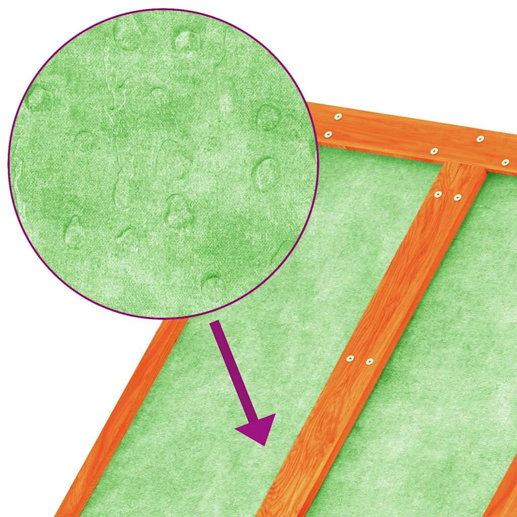 redskabsskur til haven 89x52,5x175 cm massivt fyrretræ brun