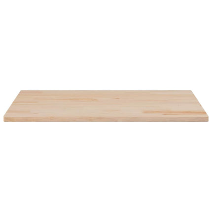 bordplade 100x50x2,5 cm rektangulær massivt fyrretræ