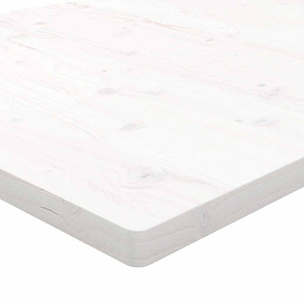skrivebordsplade 80x40x2,5 cm massivt fyrretræ hvid