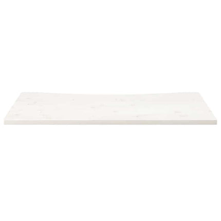 skrivebordsplade 100x50x2,5 cm massivt fyrretræ hvid