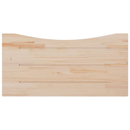 skrivebordsplade 110x60x2,5 cm massivt fyrretræ