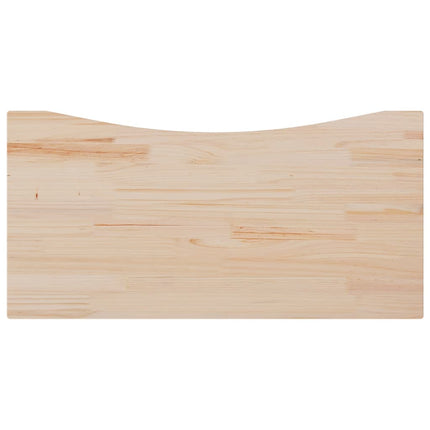 skrivebordsplade 110x60x2,5 cm massivt fyrretræ