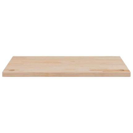skrivebordsplade 80x40x2,5 cm massivt fyrretræ