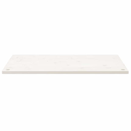 skrivebordsplade 110x55x2,5 cm massivt fyrretræ hvid