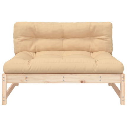 midtermodul til sofa 120x80 cm massivt fyrretræ