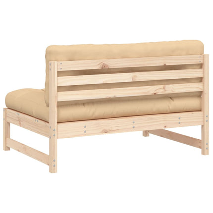 midtermodul til sofa 120x80 cm massivt fyrretræ