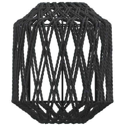 lampeskærm Ø23x28 cm jerrn og papir sort