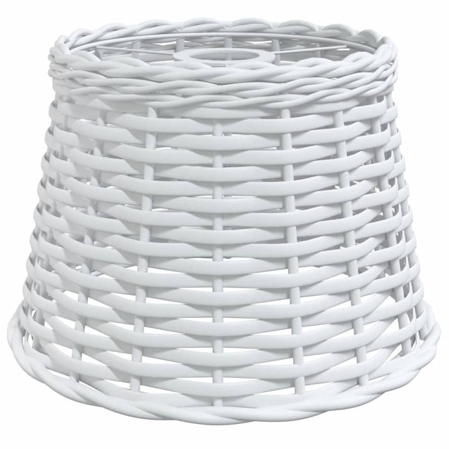 lampeskærm til loftlampe Ø25x17 cm flet hvid