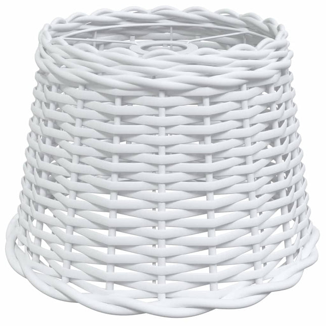 lampeskærm til loftlampe Ø30x20 cm flet hvid