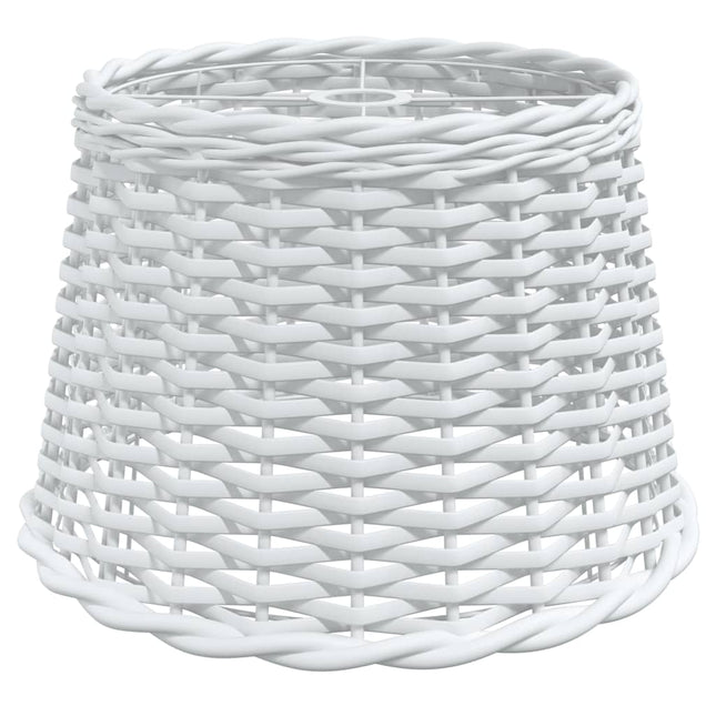 lampeskærm til loftlampe Ø40x26 cm flet hvid