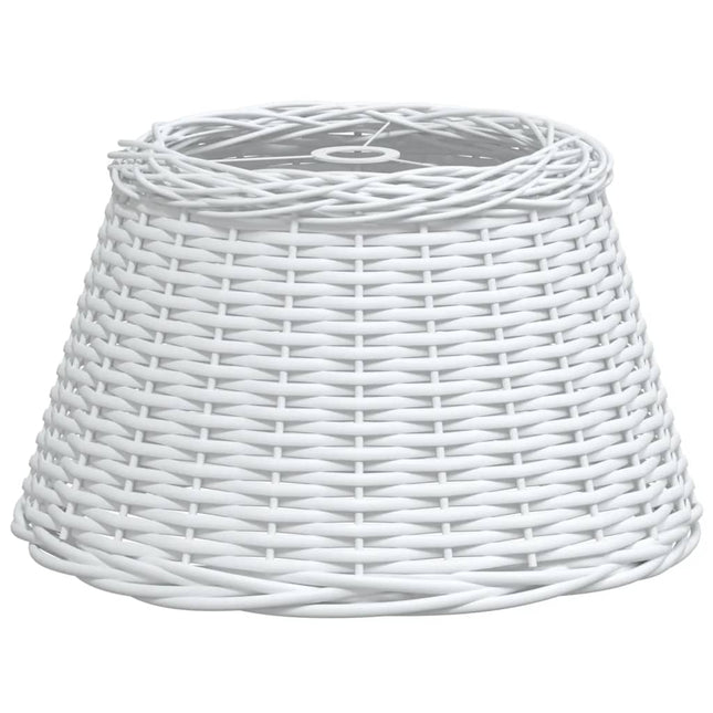 lampeskærm til loftlampe Ø50x30 cm flet hvid
