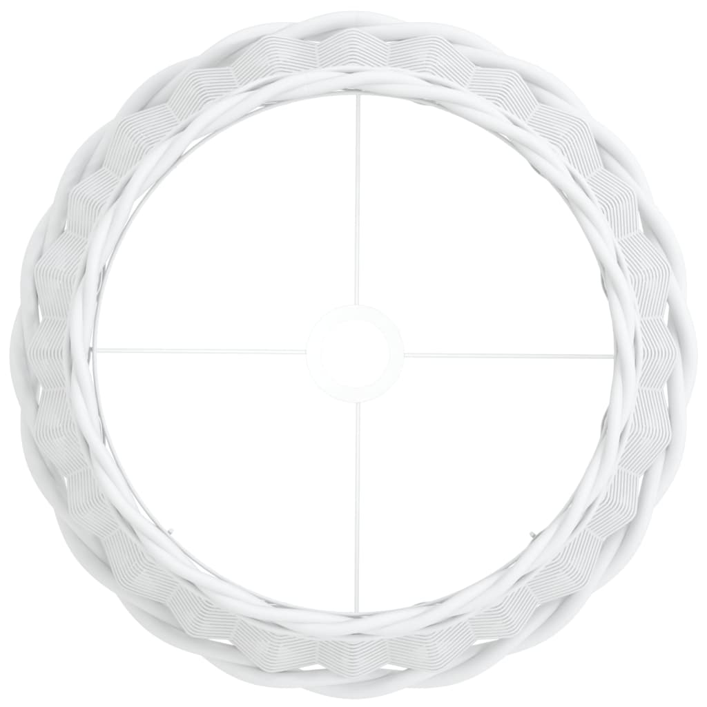 lampeskærm Ø40x26 cm flet hvid