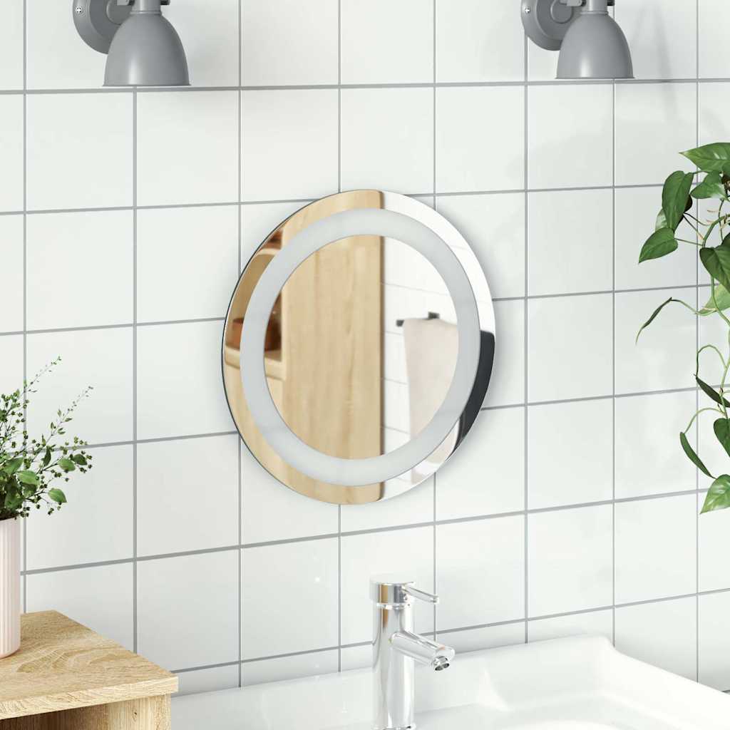 Badeværelsesspejl Med LED-Lys Rundt - 30 cm