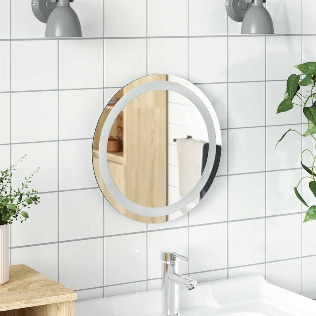 Badeværelsesspejl Med LED-Lys Rundt - 40 cm