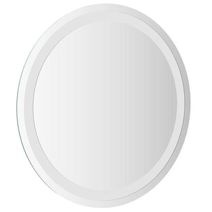 badeværelsesspejl med LED-lys 50 cm rundt