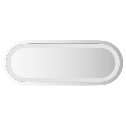 LED-badeværelsesspejl 40x15 cm oval