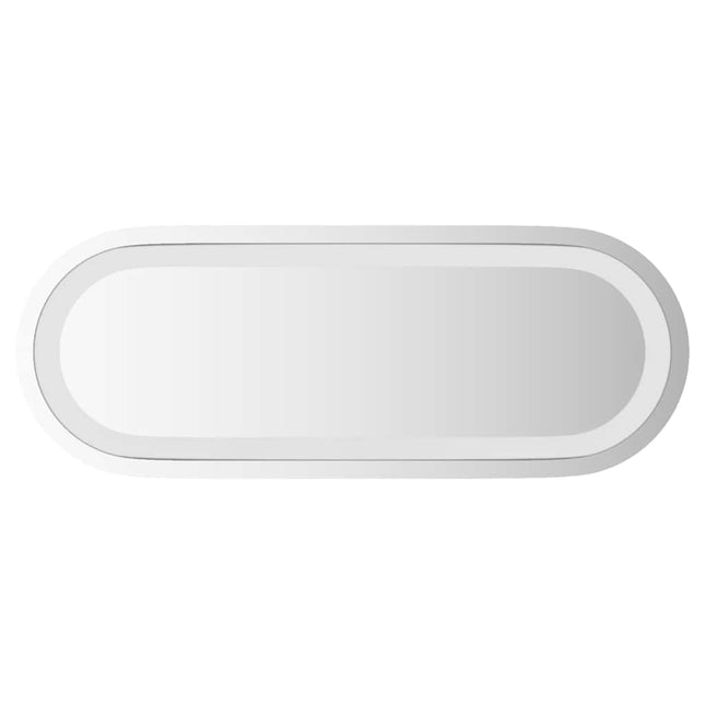 LED-badeværelsesspejl 40x15 cm oval