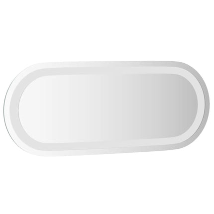 LED-badeværelsesspejl 50x20 cm oval