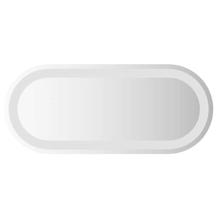 LED-badeværelsesspejl 60x25 cm oval