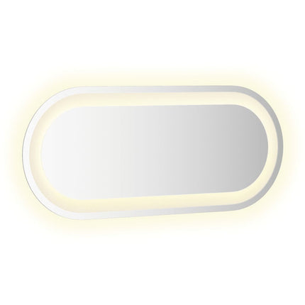 LED-badeværelsesspejl 60x25 cm oval