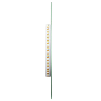 LED-badeværelsesspejl 60x25 cm oval