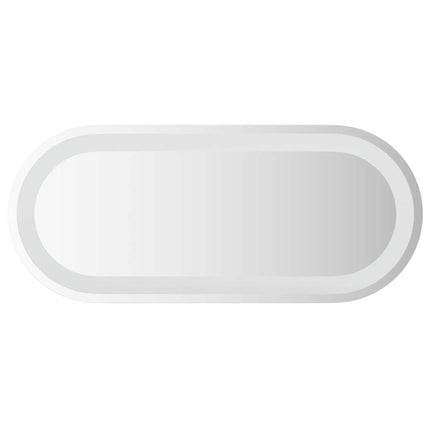 LED-badeværelsesspejl 70x30 cm oval