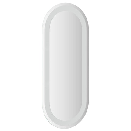 LED-badeværelsesspejl 70x30 cm oval
