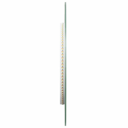 LED-badeværelsesspejl 80x35 cm oval